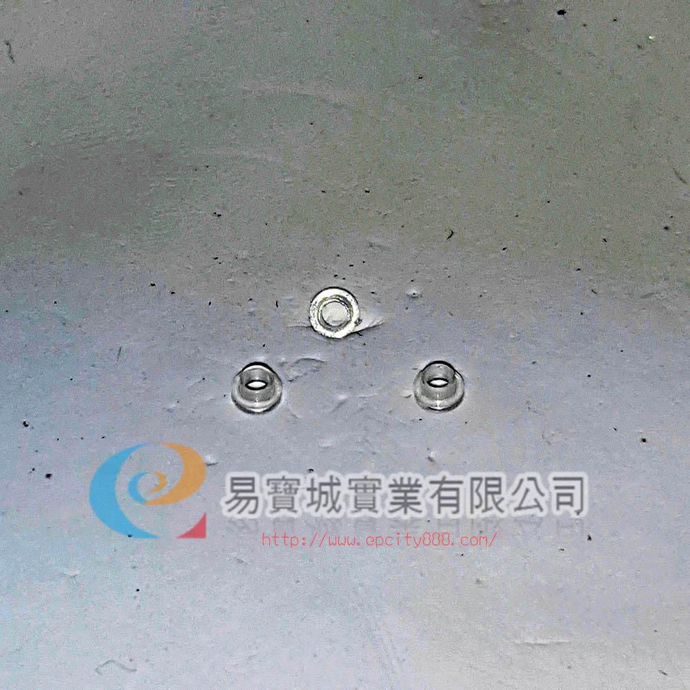 塑膠T型墊片(透明短)  |螺絲鼻墊 	|墊片套管
