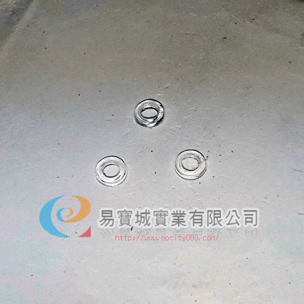 塑膠寬墊片2.1*0.8mm  |螺絲鼻墊 	|墊片套管