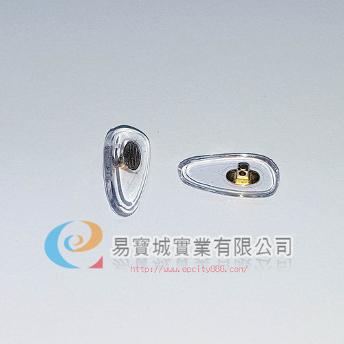 金屬矽膠鼻墊分RL  |螺絲鼻墊 	|矽膠鼻墊