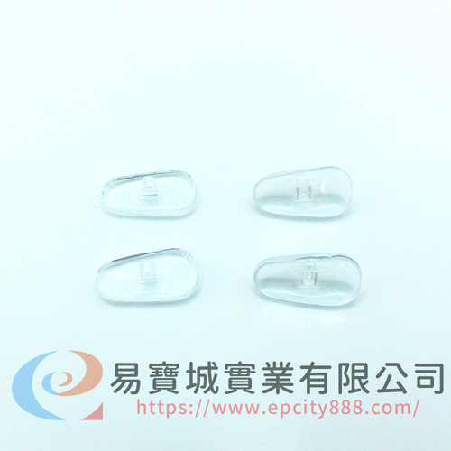 透明環保鼻墊(中)不分RL  |螺絲鼻墊 	|塑膠鼻墊