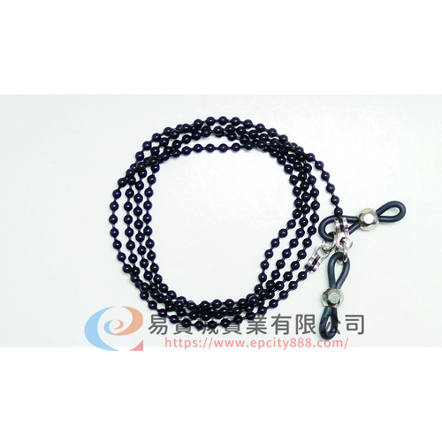 圓珠鐵鍊(黑)  |眼鏡鍊|金屬鍊