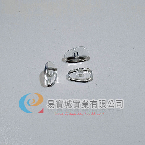 透明塑鼻墊(最小)不分RL  |螺絲鼻墊 	|塑膠鼻墊