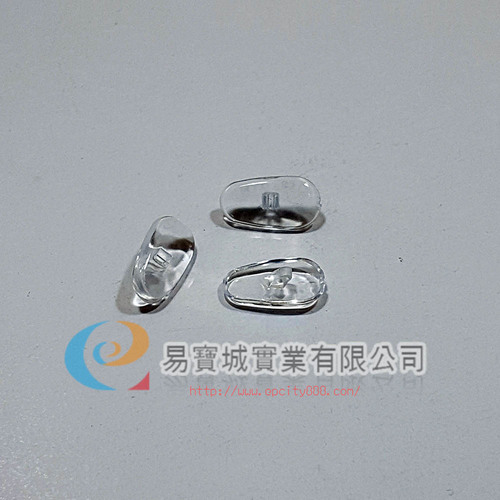 透明塑鼻墊(小)不分RL  |螺絲鼻墊 	|塑膠鼻墊