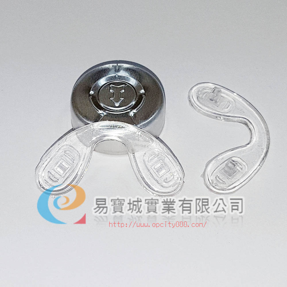 連體ㄇ型矽膠鼻托(大)  |螺絲鼻墊 	|連體鼻墊