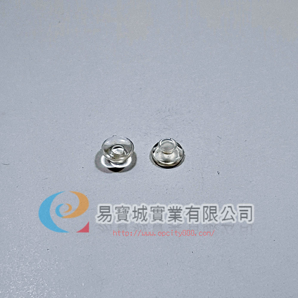 小圓香菇頭鼻墊(全透明)  |螺絲鼻墊 	|塑膠鼻墊