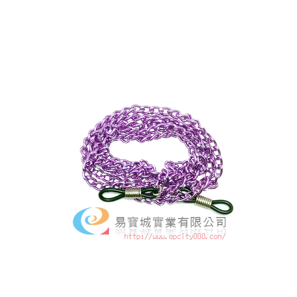 鋁角鍊(紫)  |眼鏡鍊|金屬鍊