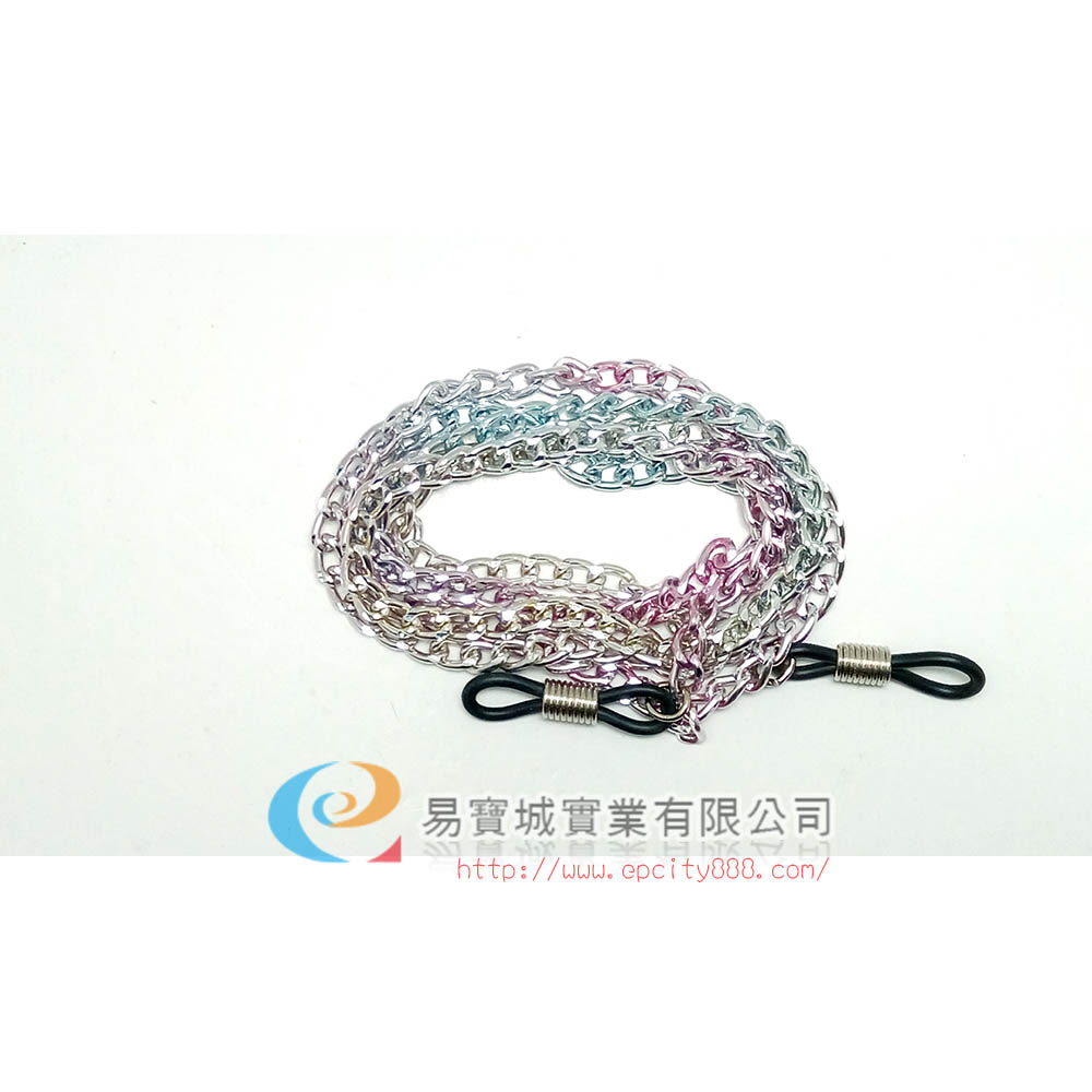 鋁角鍊(彩虹)  |眼鏡鍊|金屬鍊