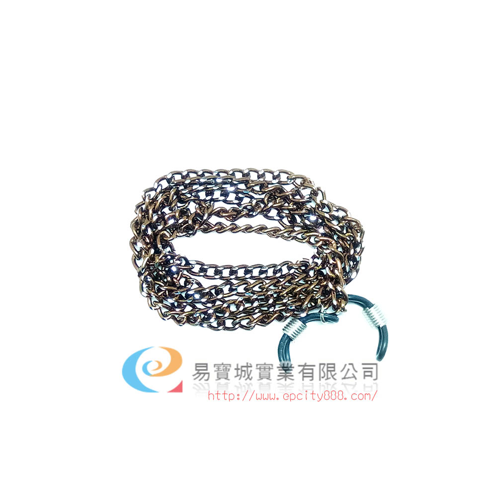 鋁角鍊(咖啡)  |眼鏡鍊|金屬鍊