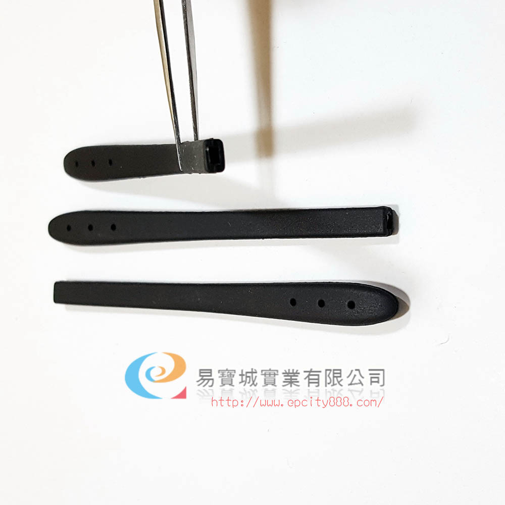 矽膠腳套黑(大方孔2.4mm)  |眼鏡配件|耳勾/腳套