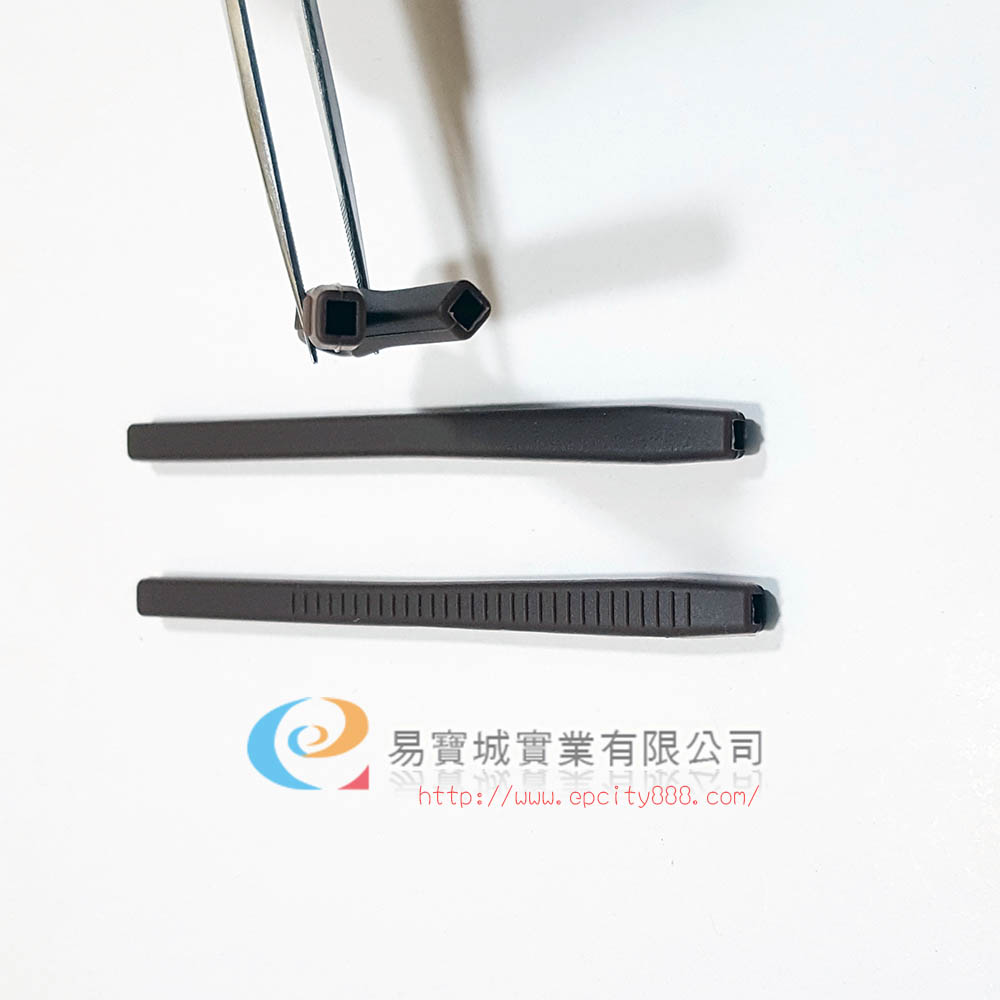矽膠腳套咖啡(前後方雙孔2.7mm)  |眼鏡配件|耳勾/腳套