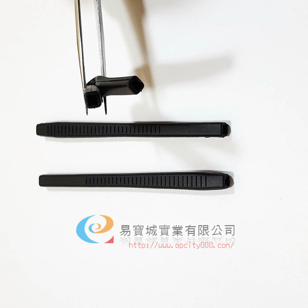 矽膠腳套黑(前後方雙孔2.7mm)  |眼鏡配件|耳勾/腳套